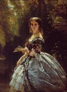 Franz Xaver Winterhalter Princess Elizabeth Esperovna Belosselsky-Belosenky, Princess Troubetskoi oil painting on canvas